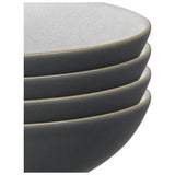 Denby stoneware pasta bowls fossil grey (British brand)