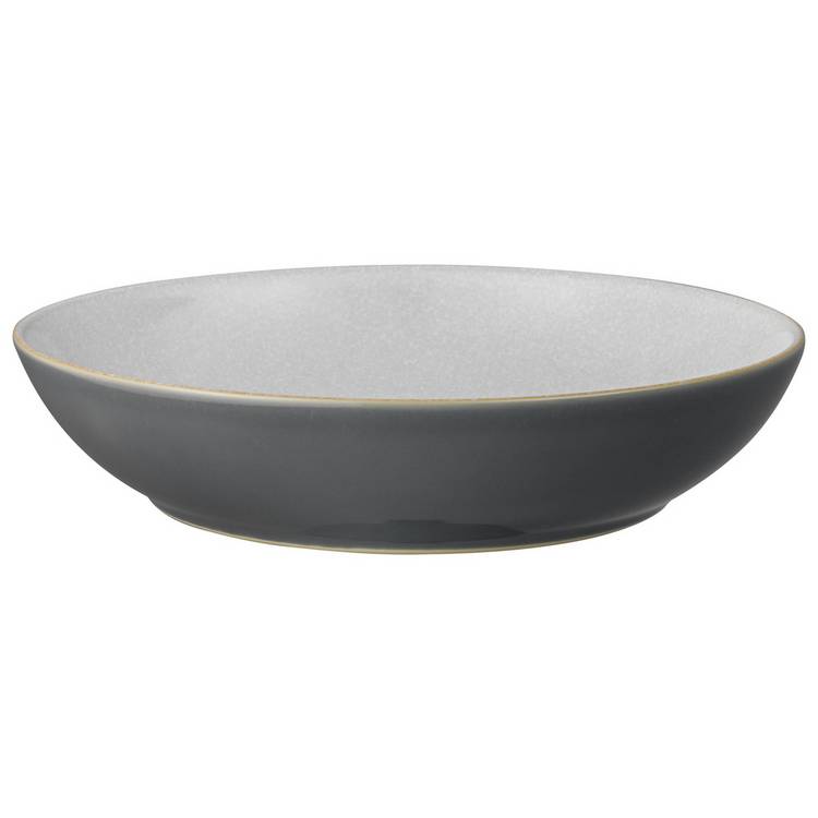 Denby stoneware pasta bowls fossil grey (British brand)