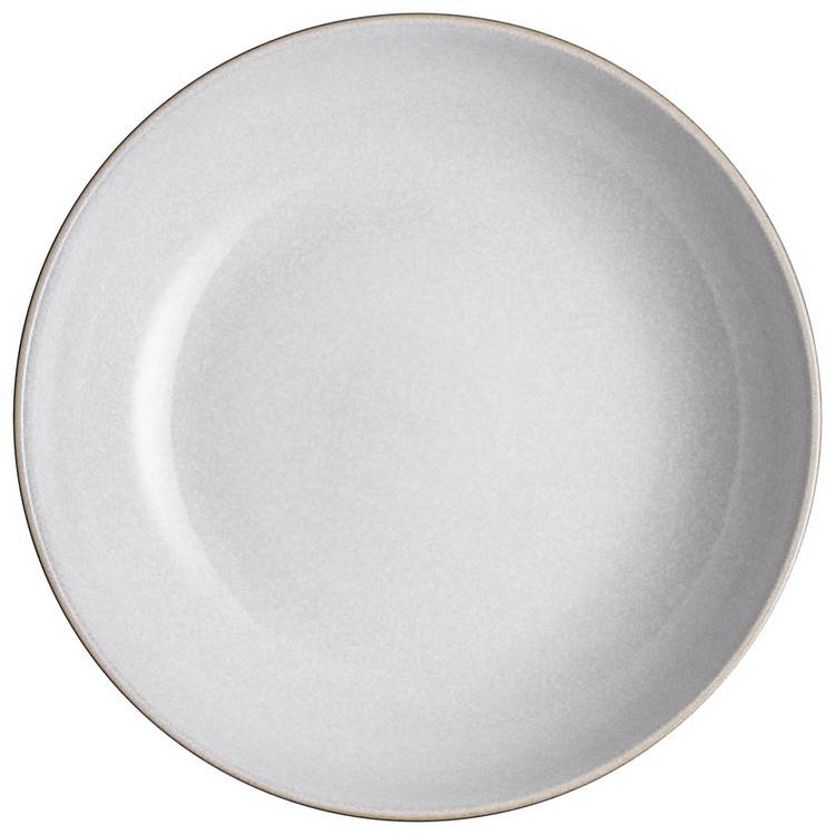 Denby stoneware pasta bowls fossil grey (British brand)