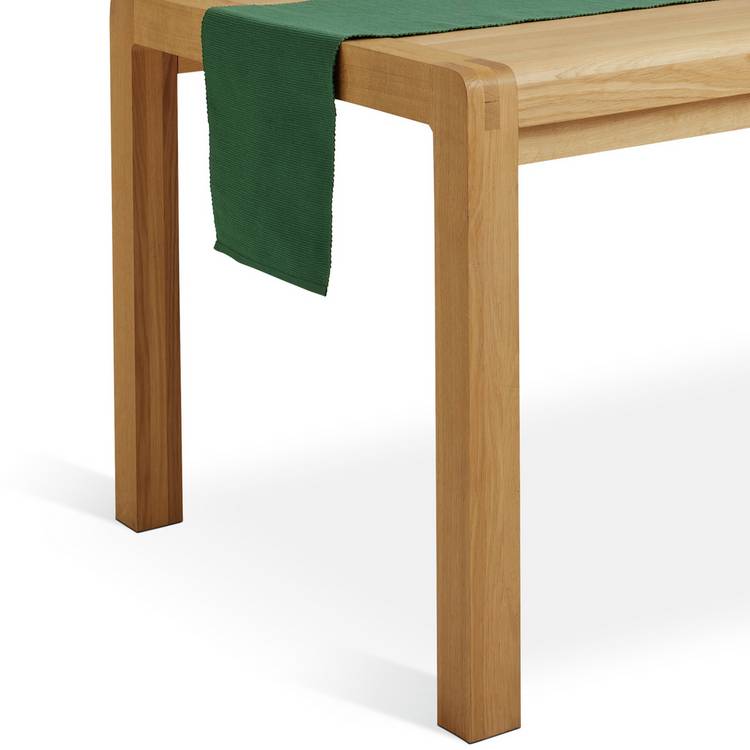 Habitat green cotton table runner - British product
