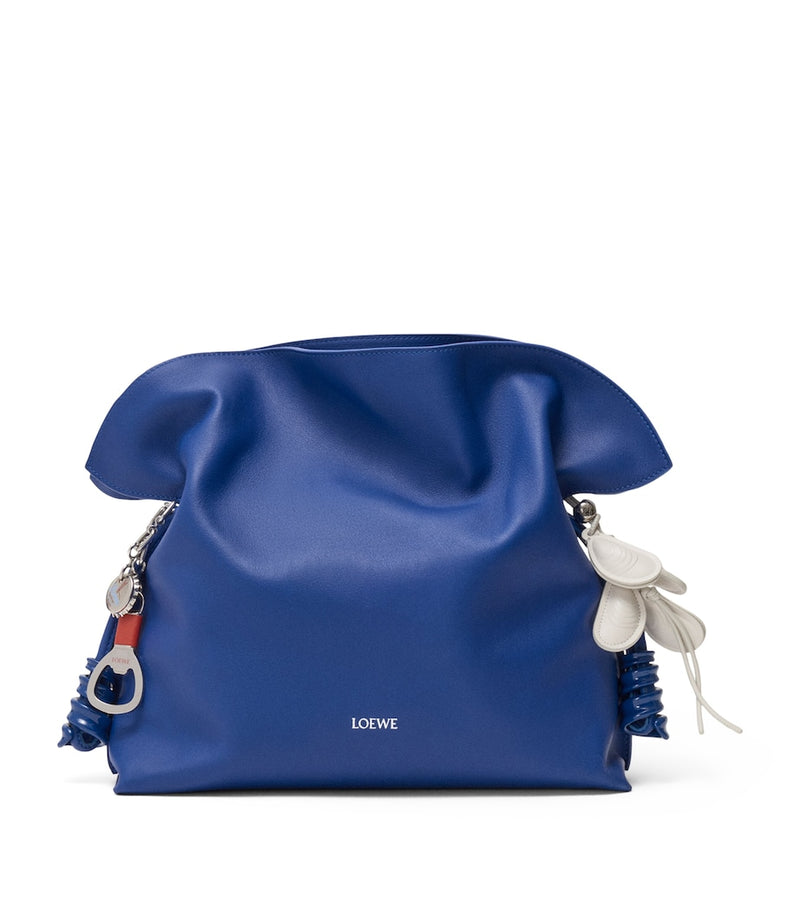 LOEWE multi-shell leather bag charm, UK version