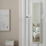 Argos Home Essentials White Full Length Over the Door Mirror 120x30cm- Buy online at McGrocer