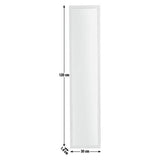 Home Essentials white full length over the door mirror H120cm, UK version