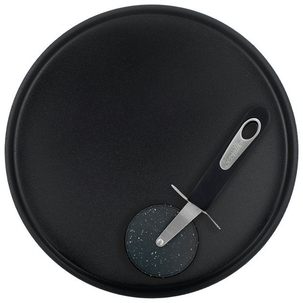 Scoville pizza tray and cutter set 30cm, imported from the UK