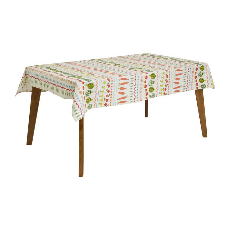 Argos Home cream wipe clean tablecloth L180x140cm (British brand)