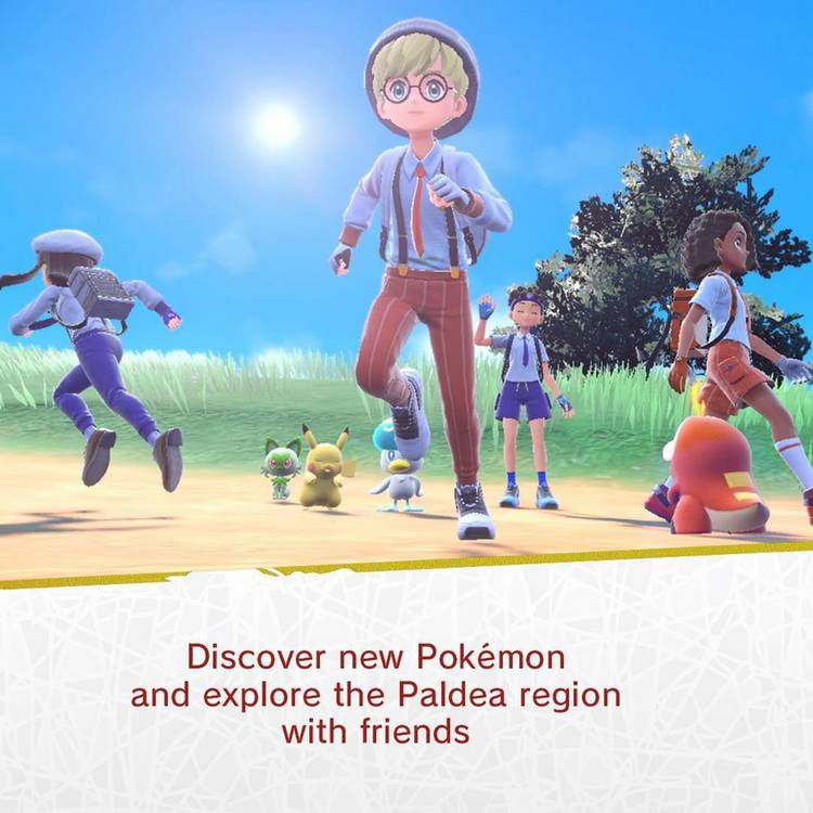 Pokémon Scarlet open-world game for Nintendo Switch, UK version