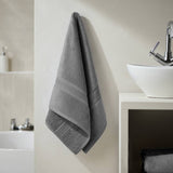 Argos Habitat Supersoft Hand Towel Slate 90cm x 50cm- Buy online at McGrocer