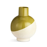 Habitat Sintra dipped ceramic vase in cream, imported from the UK