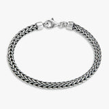 Argos Revere Sterling Silver Oxidized Foxtail Bracelet- Buy online at McGrocer