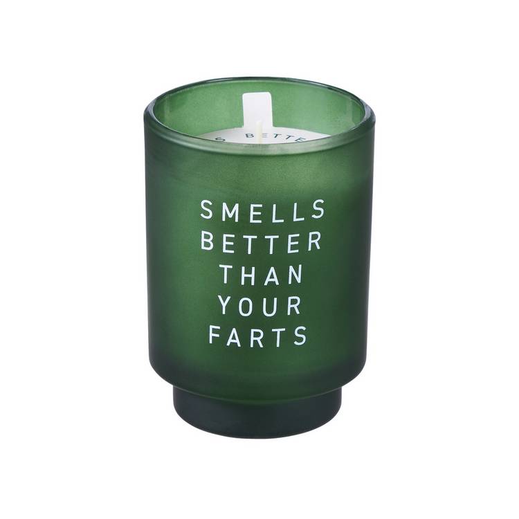 Smells Better medium candle whiskey tobacco scent, imported from the UK