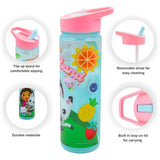 Hox Gabby's DollHouse sipper water bottle 600ml - British product
