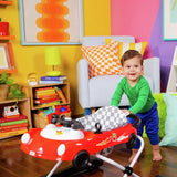 Bright Starts Little Speedster baby walker in red, imported from the UK