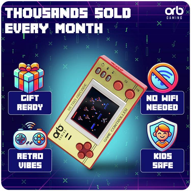 Orb Mini Handheld Console retro gaming device (British brand)