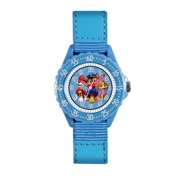 Paw Patrol time teacher watch blue 35mm (British brand)