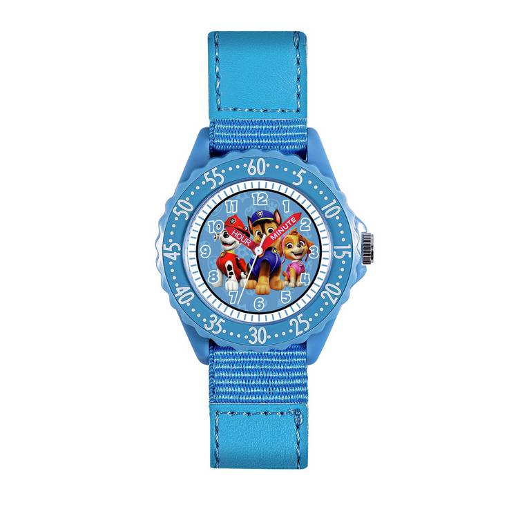 Paw Patrol time teacher watch blue 35mm (British brand)