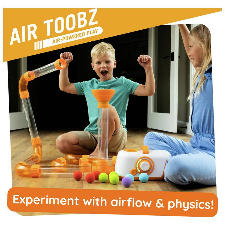Fat Brain Toys Air Toobz building toy set, imported from the UK