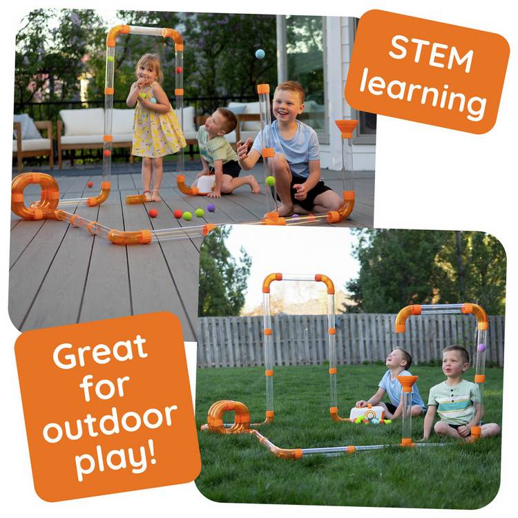 Fat Brain Toys Air Toobz building toy set, imported from the UK