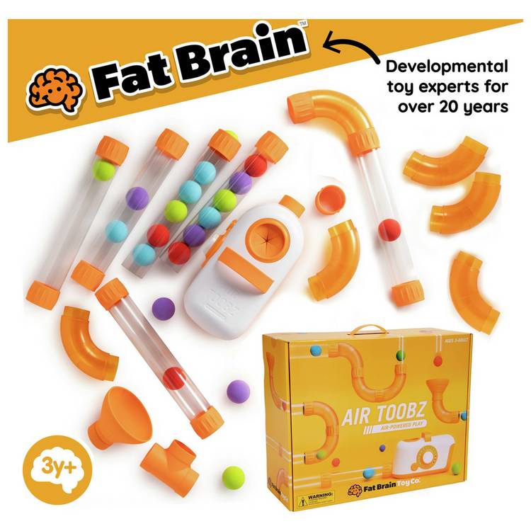 Fat Brain Toys Air Toobz building toy set, imported from the UK