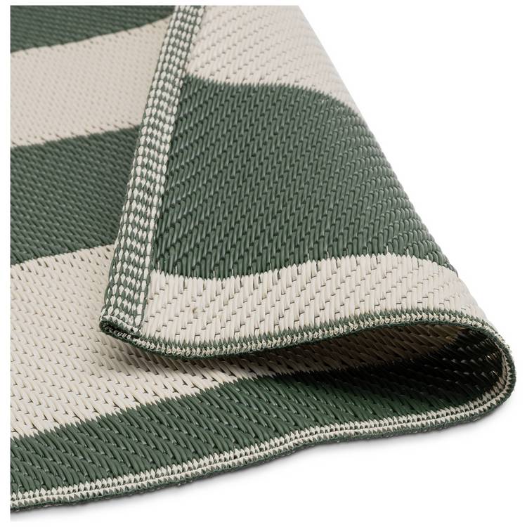 Habitat stripe outdoor rug 120x180cm - British product