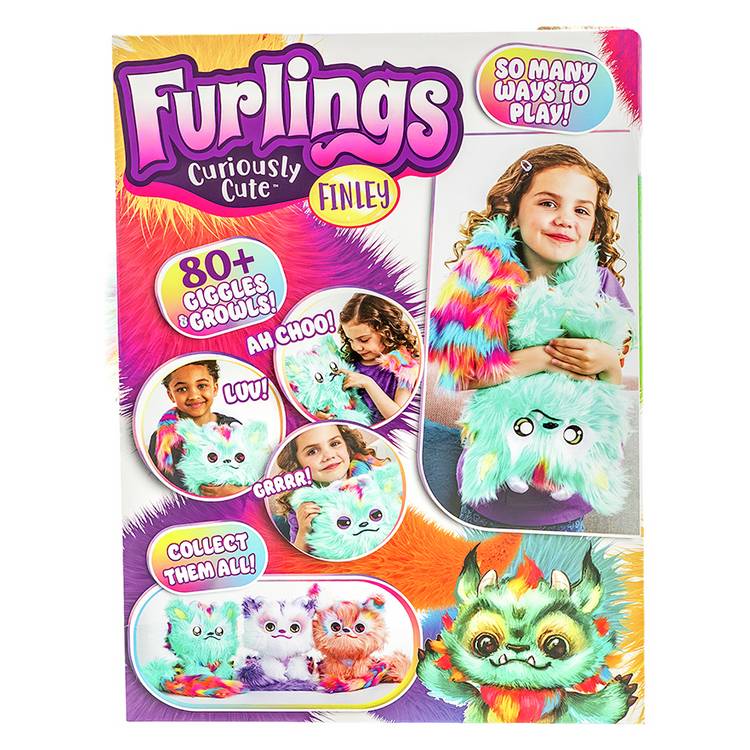 Furlings Finley Fur Toy interactive companion (British brand)