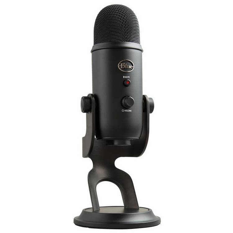 Blue Yeti USB streaming microphone black, UK version