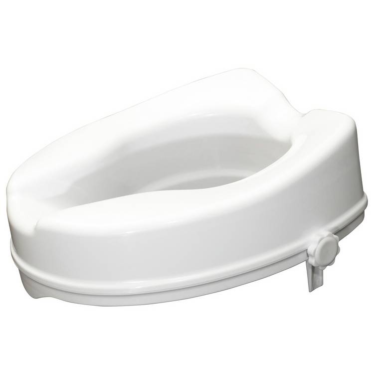 Aidapt raised toilet seat 4 inch, UK version