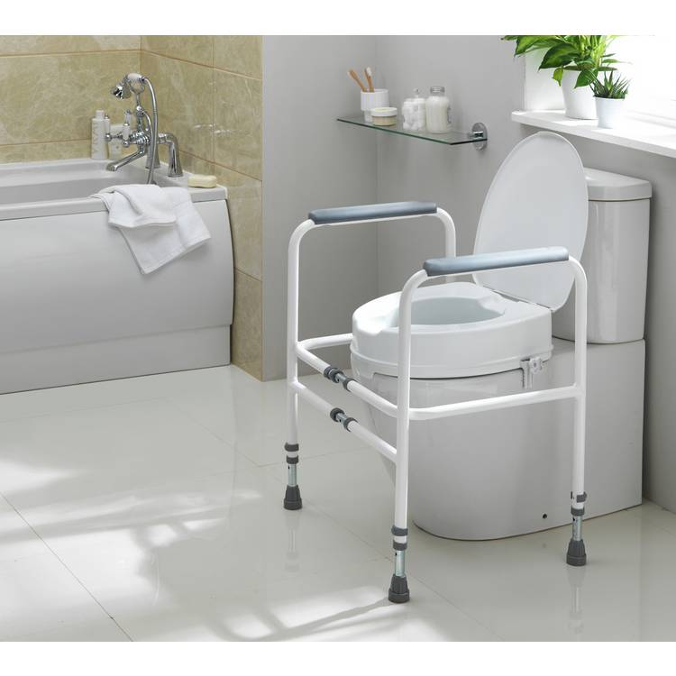 Aidapt raised toilet seat 4 inch, UK version