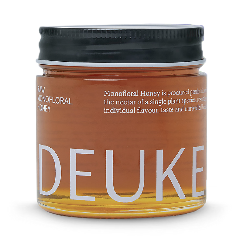 DEUKES raw monofloral sage honey 250g (British brand)