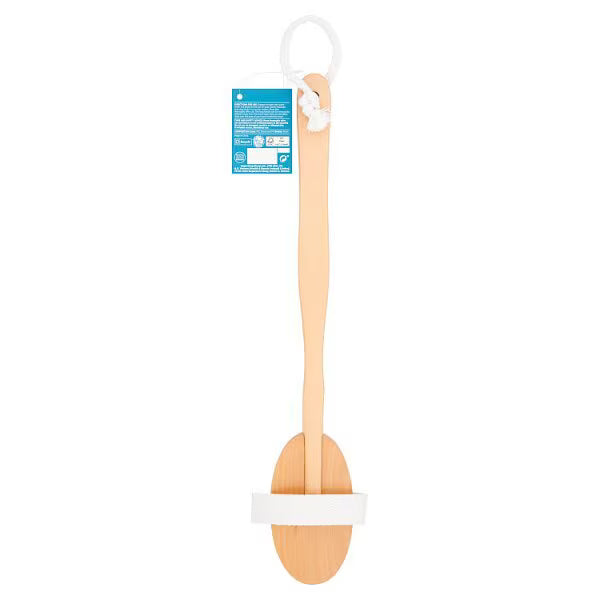 Superdrug bath brush for skin exfoliation (British brand)