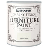 Rust-Oleum chalky furniture paint Antique White 750ml, imported from the UK