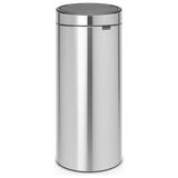 Brabantia Touch Bin Matt Steel 30L, imported from the UK