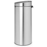 Brabantia Touch Bin Matt Steel 30L, imported from the UK