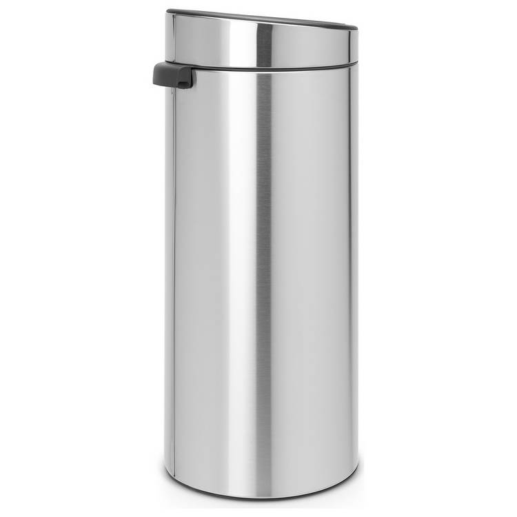 Brabantia Touch Bin Matt Steel 30L, imported from the UK