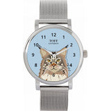 Superdrug Toff London Blue Ladies Maine Coon Cat Head Watch- Buy online at McGrocer