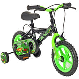 Pedal Pals kids mountain bike green 12 inch, imported from the UK