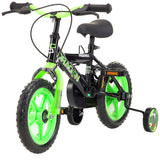 Pedal Pals kids mountain bike green 12 inch, imported from the UK