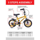 Pedal Pals kids mountain bike green 12 inch, imported from the UK