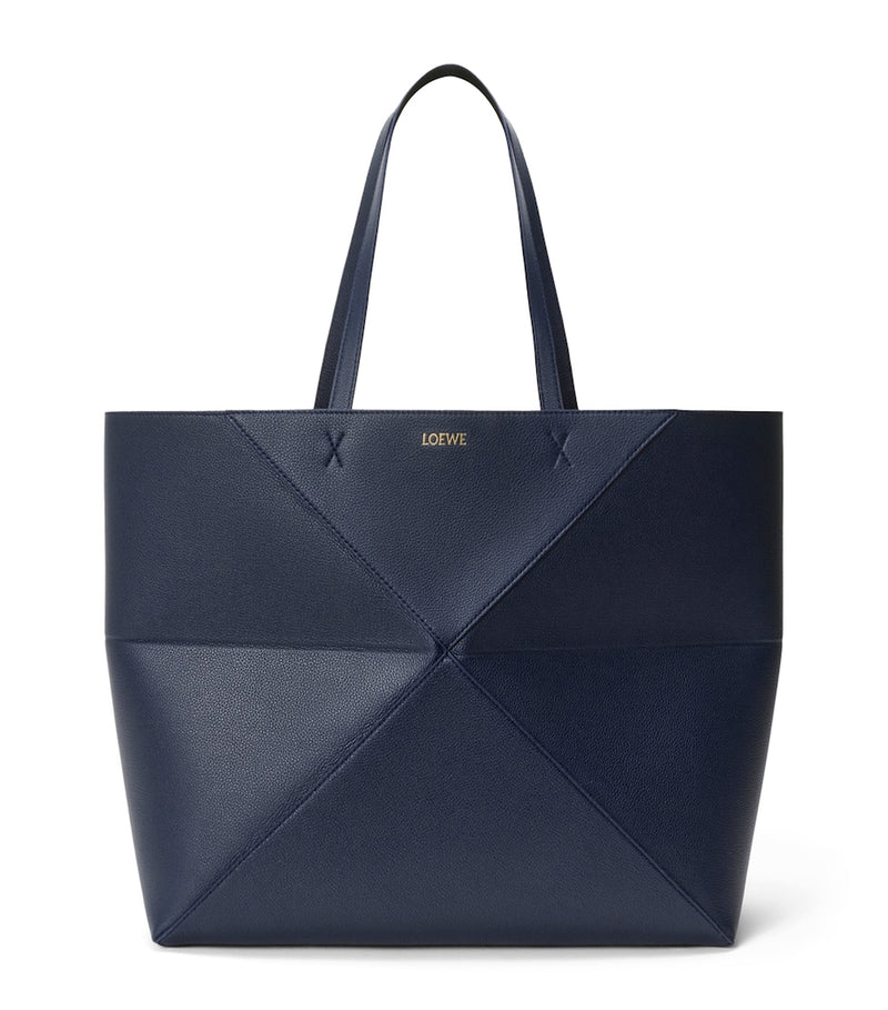 LOEWE medium leather Puzzle Fold tote bag - British product