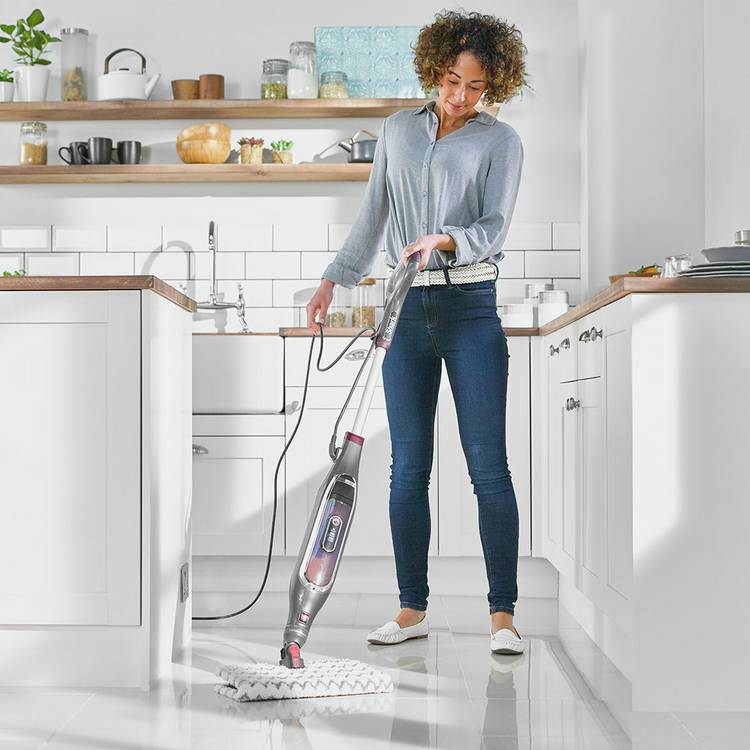 Shark Klik n' Flip Smartronic Deluxe steam mop, imported from the UK