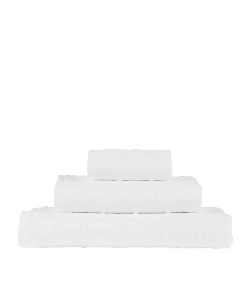 Uchino Zero Twist Gauze Dots bath towel 70cm x 140cm (British brand)