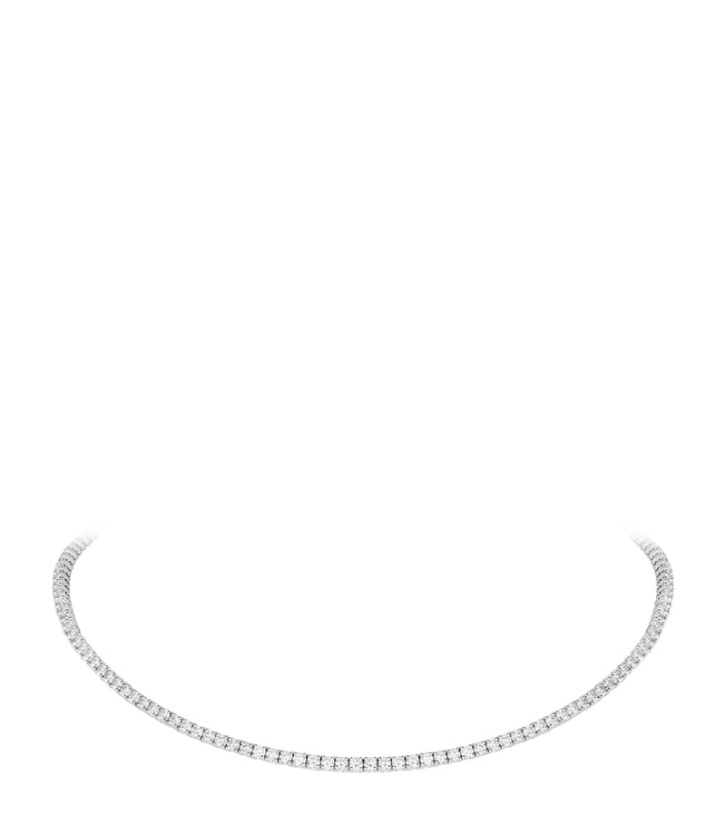 Boucheron white gold and diamond necklace (British brand)