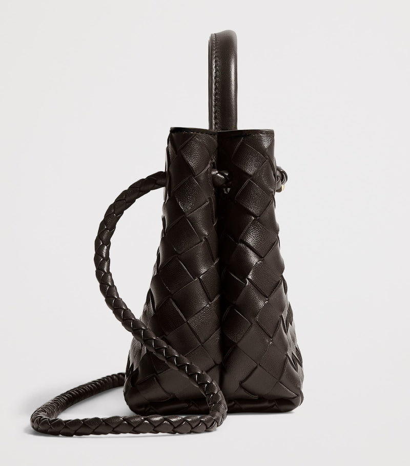 Bottega Veneta Andiamo mini leather top-handle bag - British product