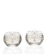 Harrods Baccarat Clear Eye Photophore Votives Crystal Candle Holders (Set of 2)- Buy online at McGrocer