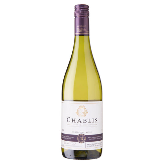 Sainsbury's Chablis, Taste the Difference 75cl All white wine Sainsburys   