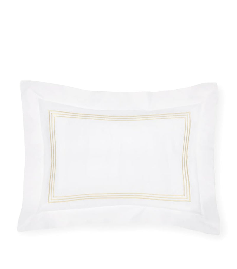 Pratesi Tre Righ King Pillowcase 50cm x 90cm, imported from the UK
