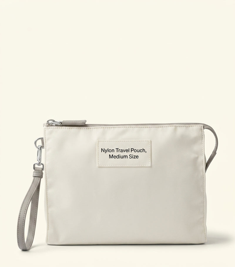 Prada Re-Nylon leather pouch small travel accessory (British brand)