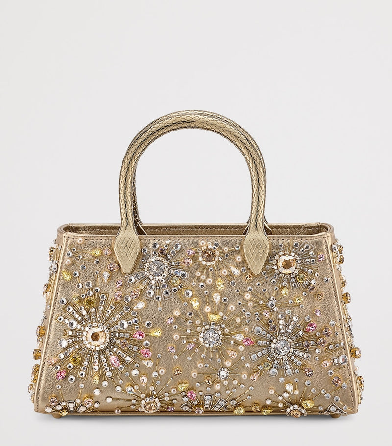 Bvlgari Serpentine Duette bag gold Nappa leather with beading, UK version
