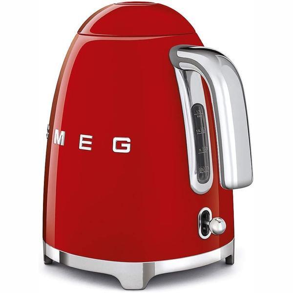 Smeg KLF03 red retro jug kettle 1.7L, UK version