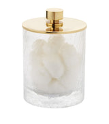 Harrods Zodiac Cylinder Gold-Plated Bathroom Storage Jar- Buy online at McGrocer