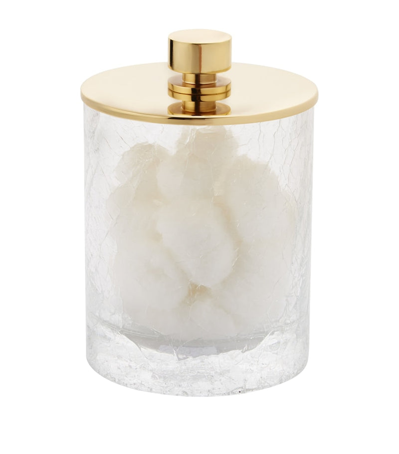 Zodiac gold-plated brass cylinder jar, UK version